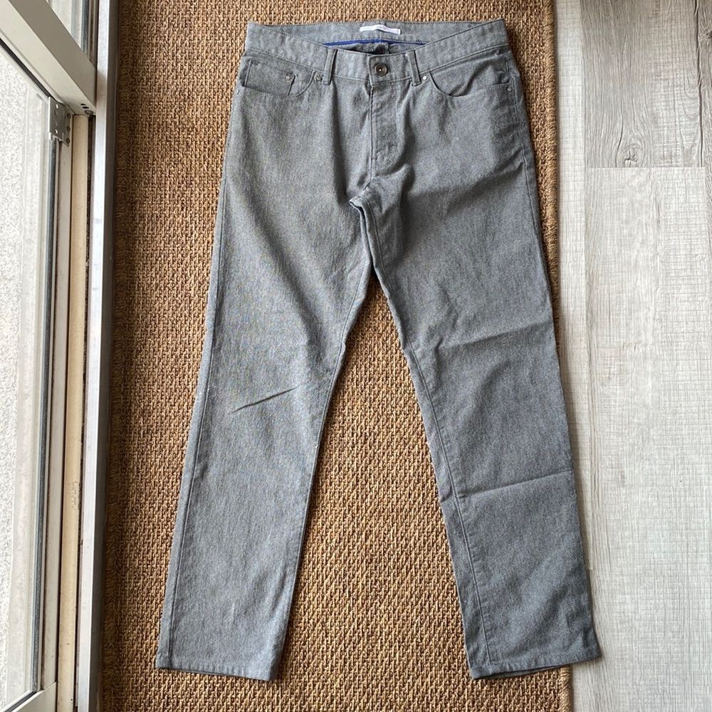 Calvin Klein grey slim fit dress pants